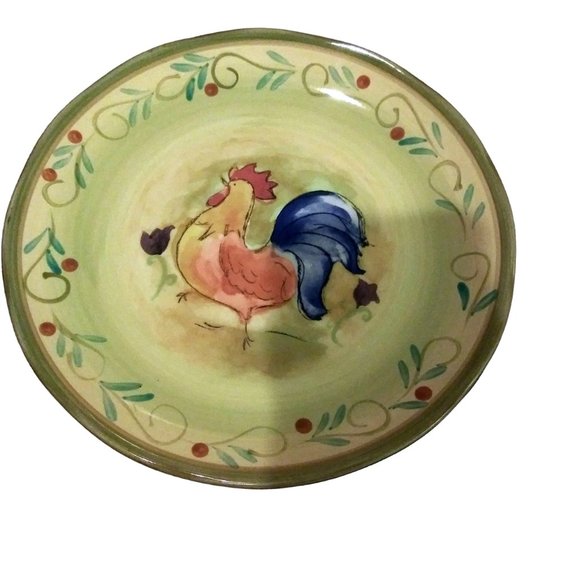 Sango Tuscan Garden Rooster Salad Plates, Cottagecore Plates, Country Kitchen - Picture 9 of 9